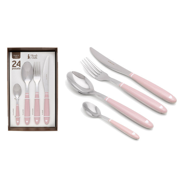 Set 24 pezzi posate demetra