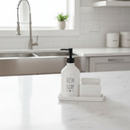 Dosa sapone per piatti con portaspugna in dolomite