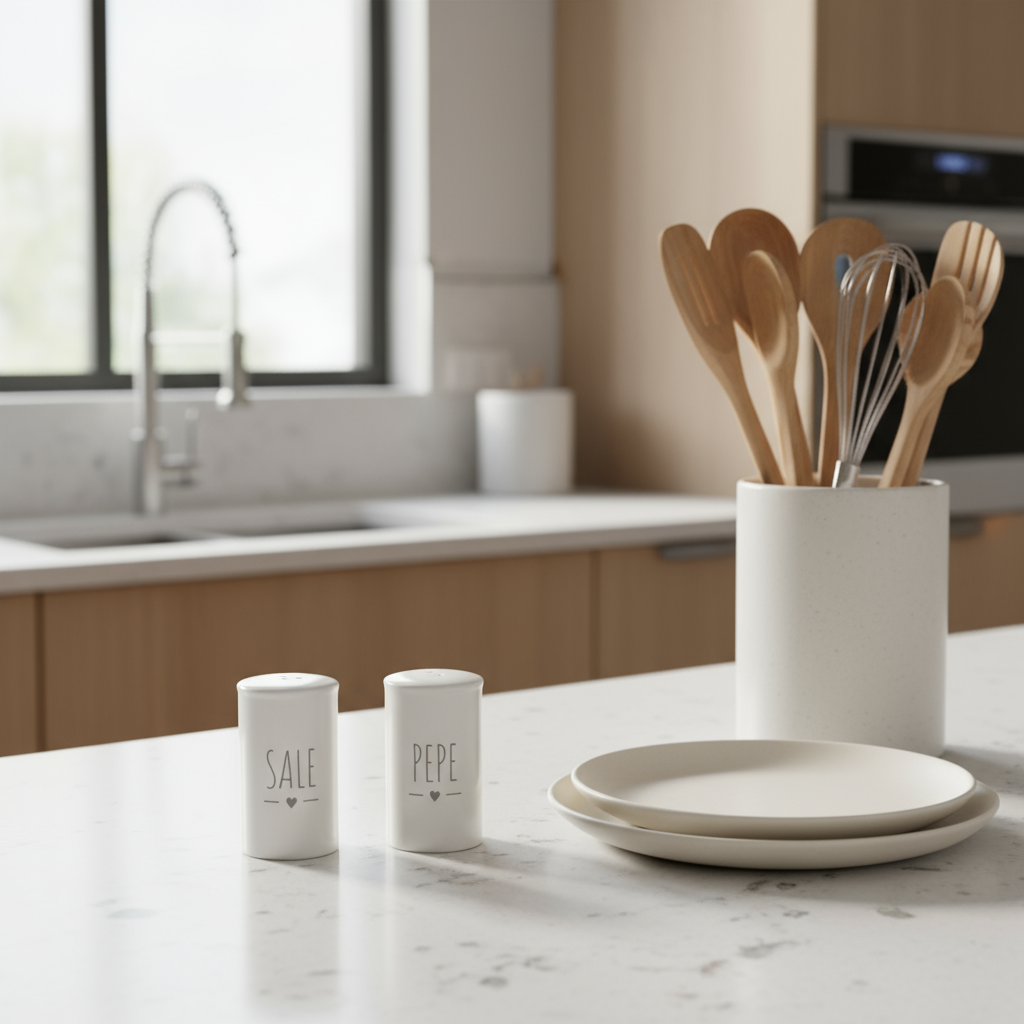 Porta pepe & sale in dolomite 5,5x5,5x9 cm