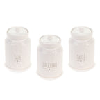 Assortimento di barattoli in dolomite 16,5 cm