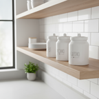 Assortimento di barattoli in dolomite 16,5 cm