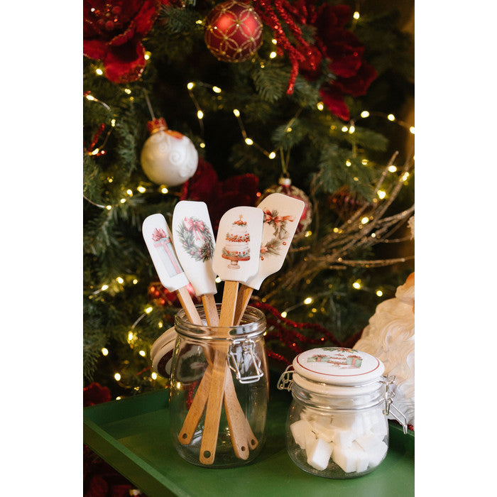 Set 2 spatole in silicone storia di natale