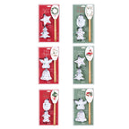 Set 3 pezzi spatola con stampini per biscotti 9-30cm