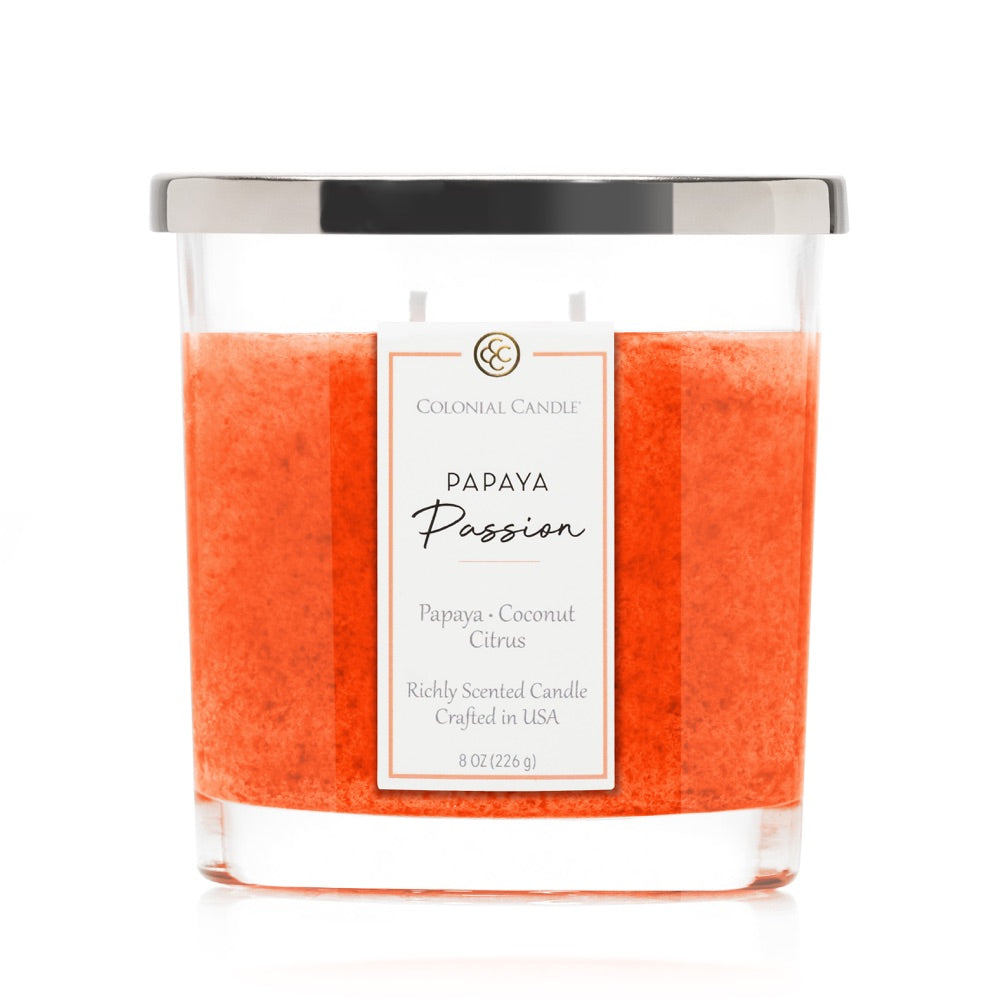 Colonial Candle Oval candela Papaya Passion 226gr