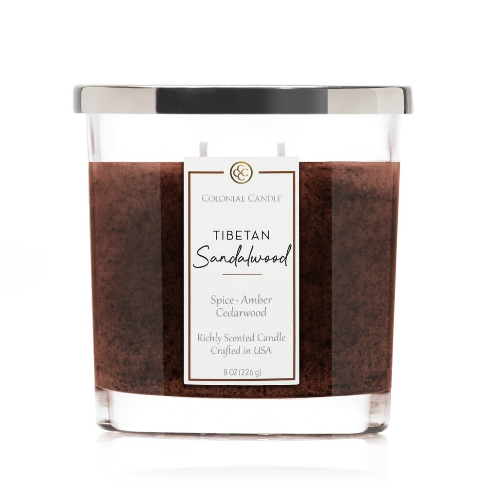 Colonial Candle Oval candela Tibetan Sandalwood 226gr