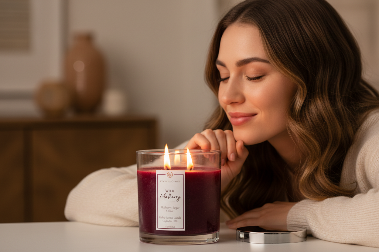 Colonial Candle Oval candela Apple Orchard 226gr