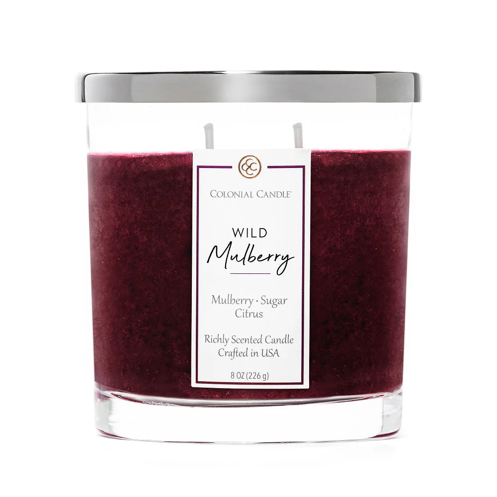 Colonial Candle Oval candela Wild Mulberry 226gr