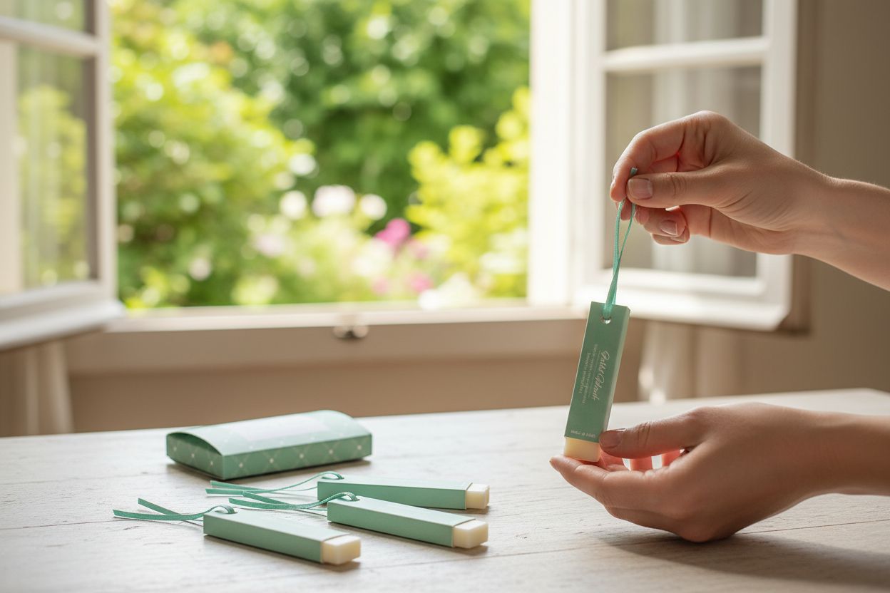 Set 3 profumatori cassetto WILD MUSK verde 30 GR