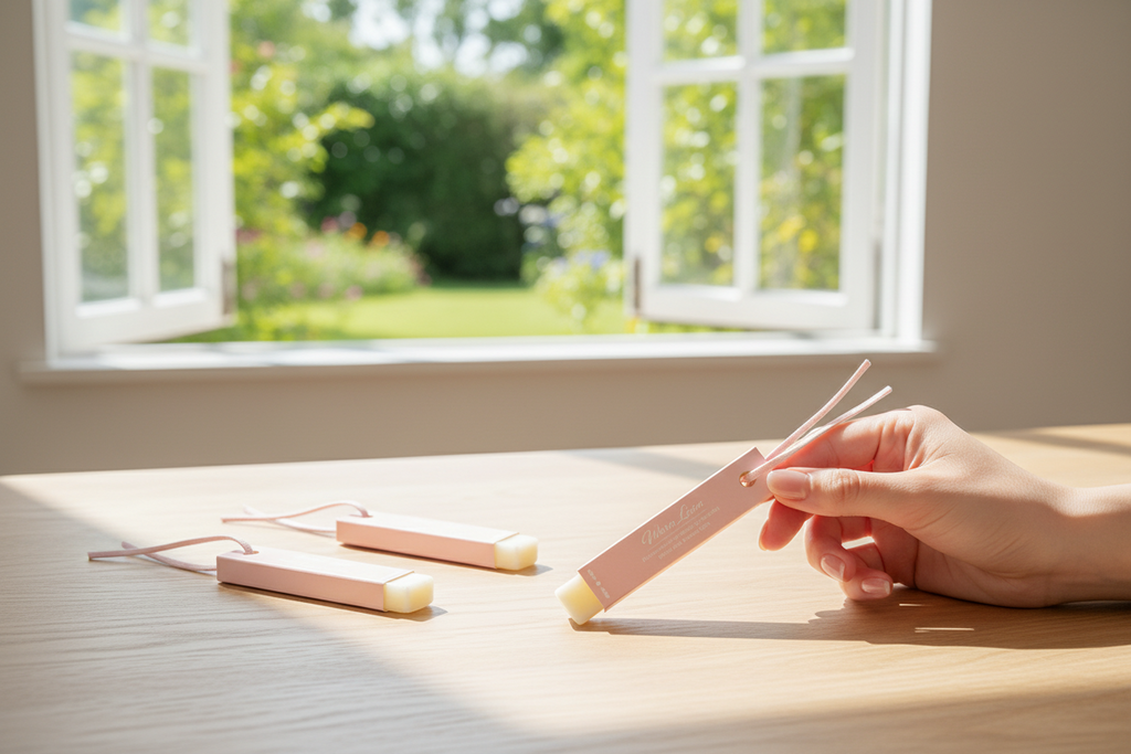 Set 3 profumatori cassetto WARM LINEN beige 30gr