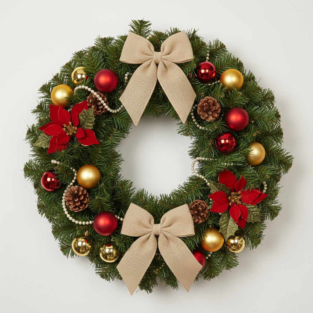 Coppia fiocchi tessuto 15/19 CM