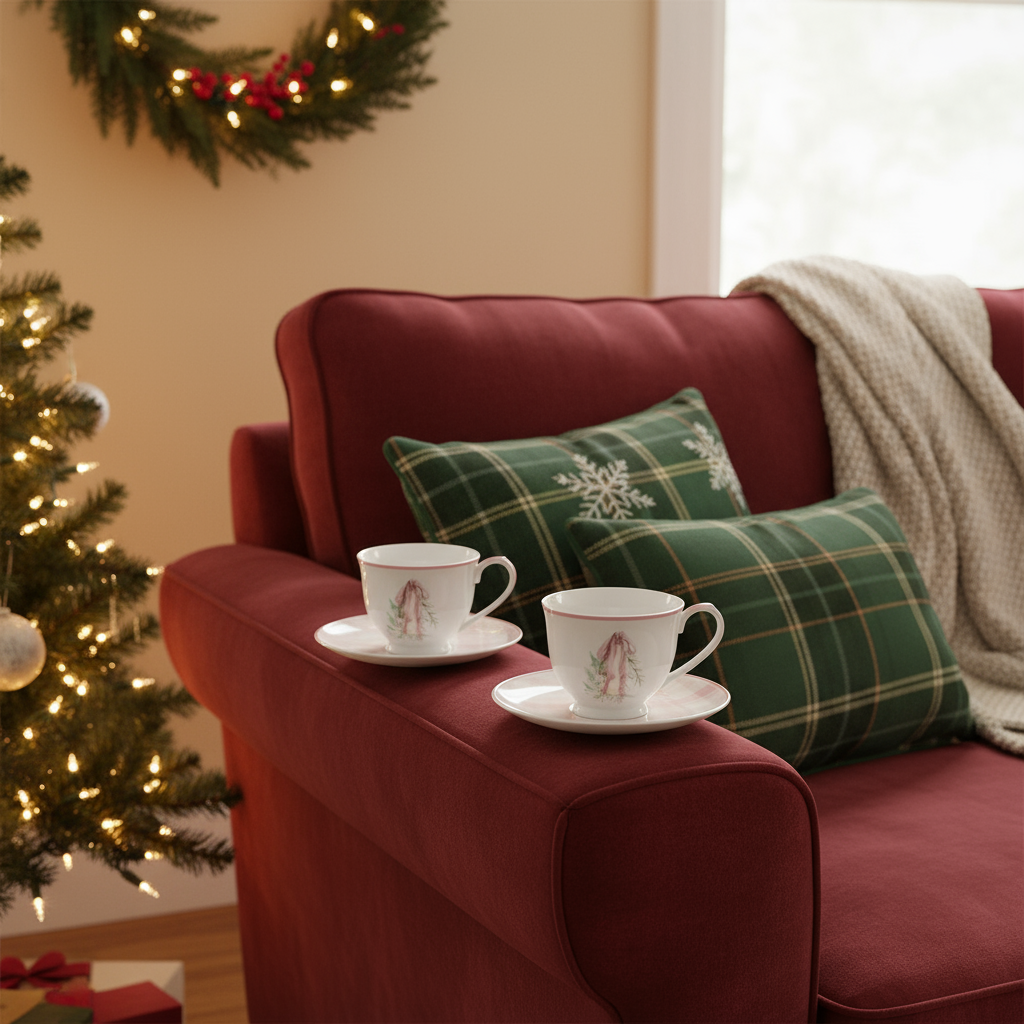 Set 2 tazzine con piattino darling 220ml