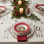 Set 18 piatti storia di natale