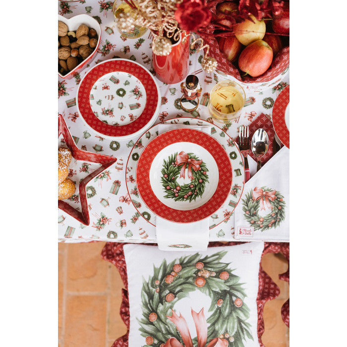 Set 18 piatti storia di natale