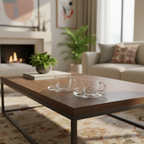 Tazzina caffè con piattino in vetro borosilicato cuoricini 100ml