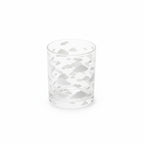 Bicchiere vetro motivo NUVOLE 9x10 CM 370 ML