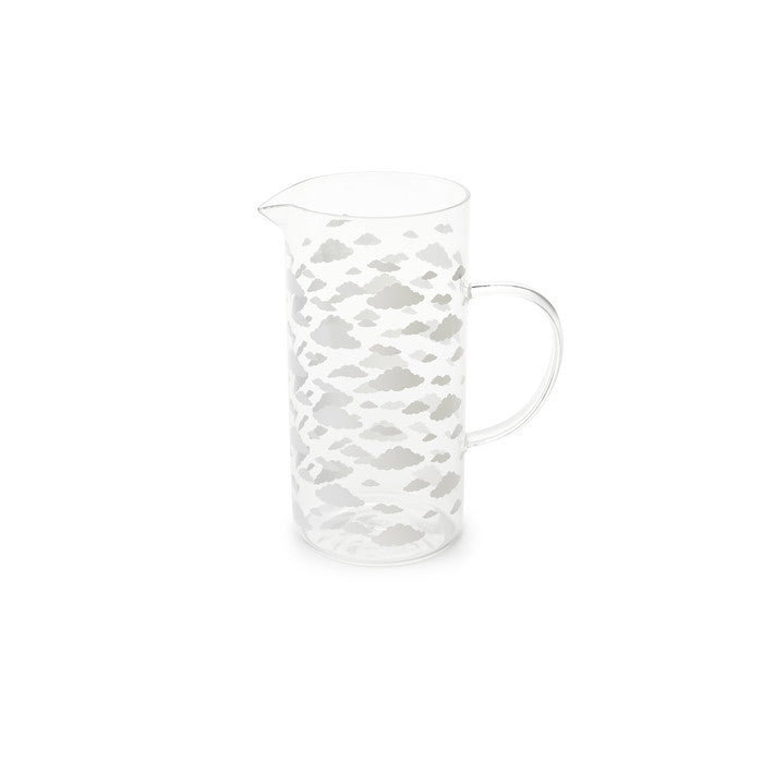 Brocca in vetro borosilicato nuvole 15,5x10x20 CM 1200ml