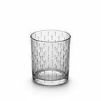 Bicchiere vetro motivo POSATE 9x10 CM 370 ML