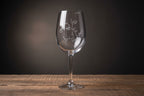 Calice da vino personalizzato con incisione laser