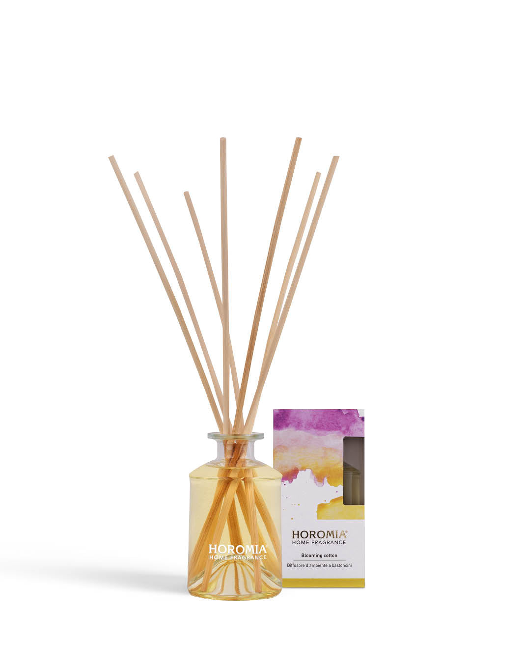 HOROMIA Diffusore Bastoncini Rattan Vibes Blooming Cotton 200ml