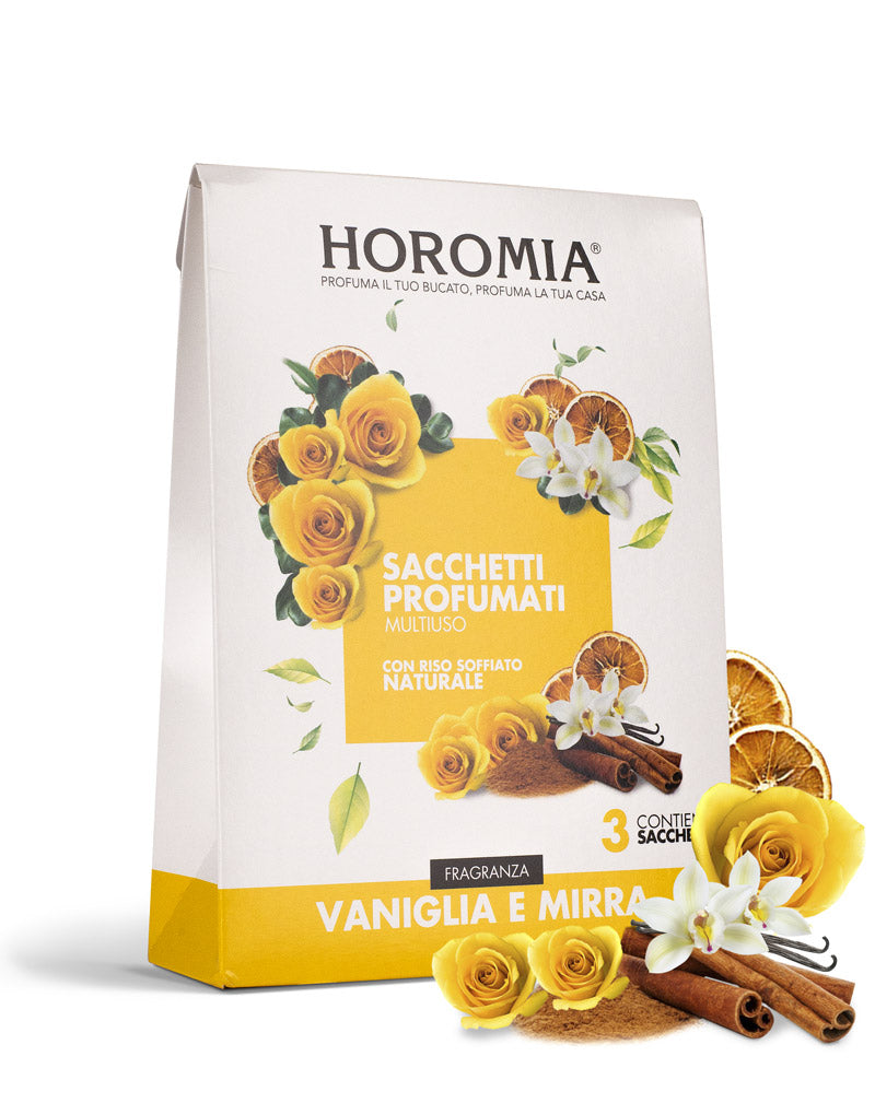 HOROMIA Sacchetti multiuso Vaniglia e Mirra