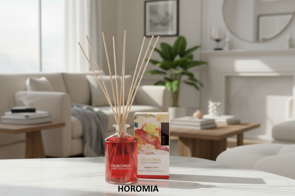 HOROMIA Diffusore Bastoncini Rattan Vibes Blooming Cotton 200ml